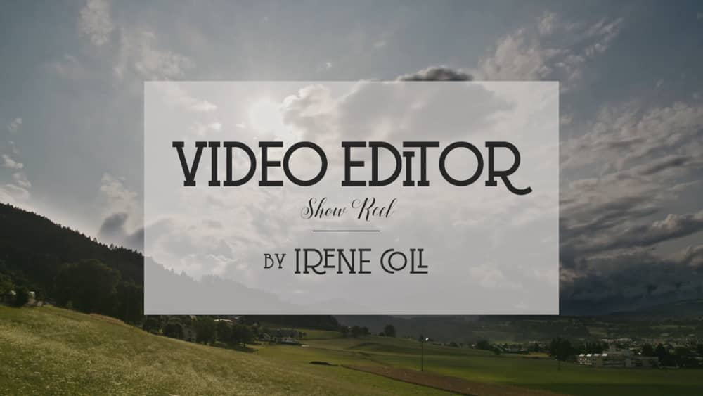 Showreel Irene Coll