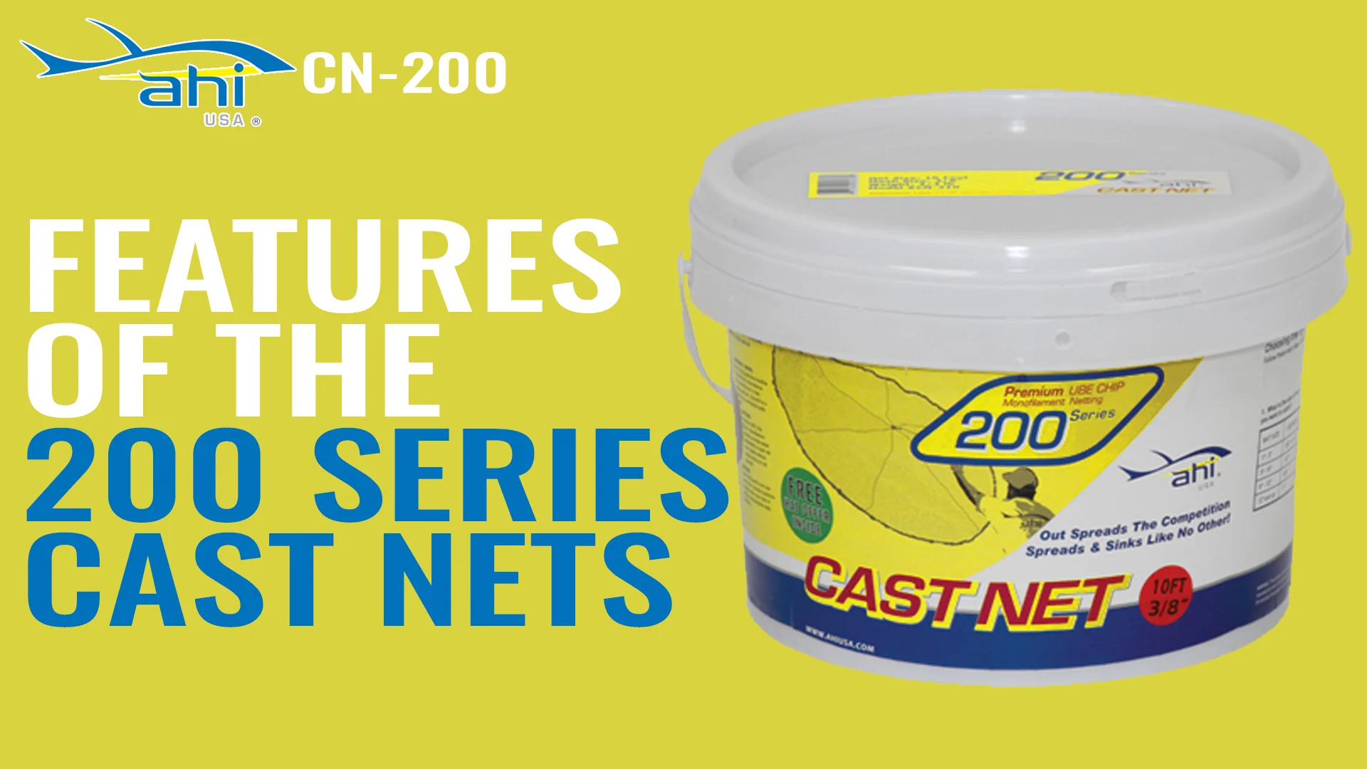Ahi USA 200 Series Cast Nets