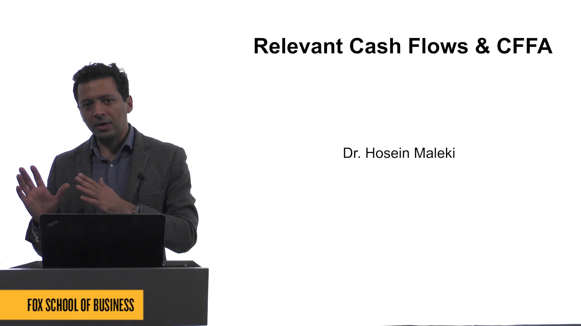 Relevant Cash Flows and CFFA