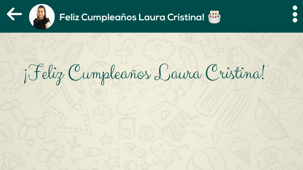 Feliz Cumpleaños Laura Cristina!