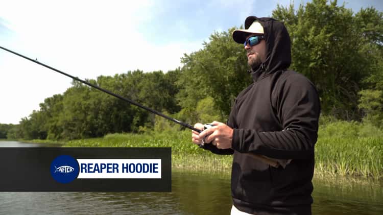 AFTCO Reaper Technical Fleece Hoodie with Drew Cook on Vimeo