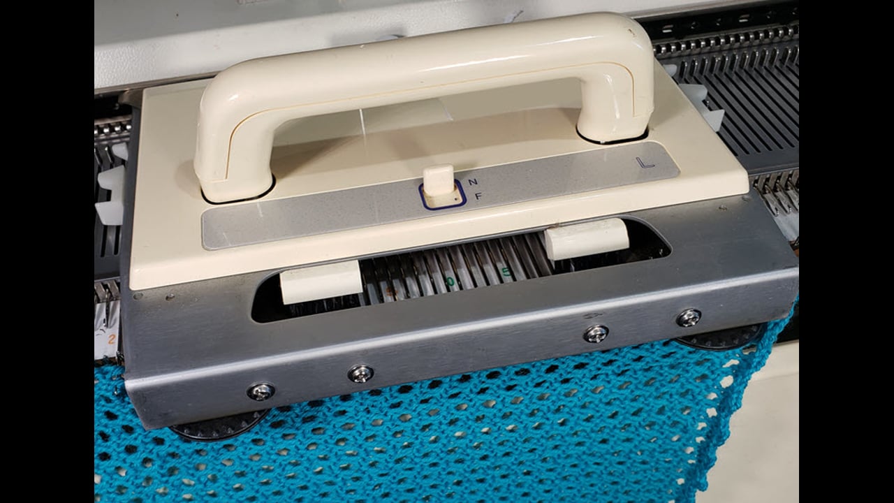 Brother Lace Carriage Machine Knitting Tutorial