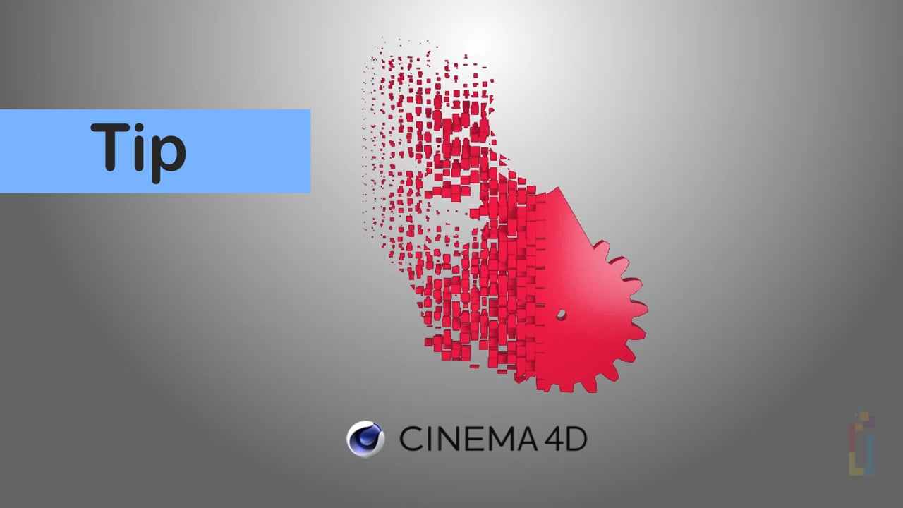 C4D Tip: Fast and easy Dissolve Effect