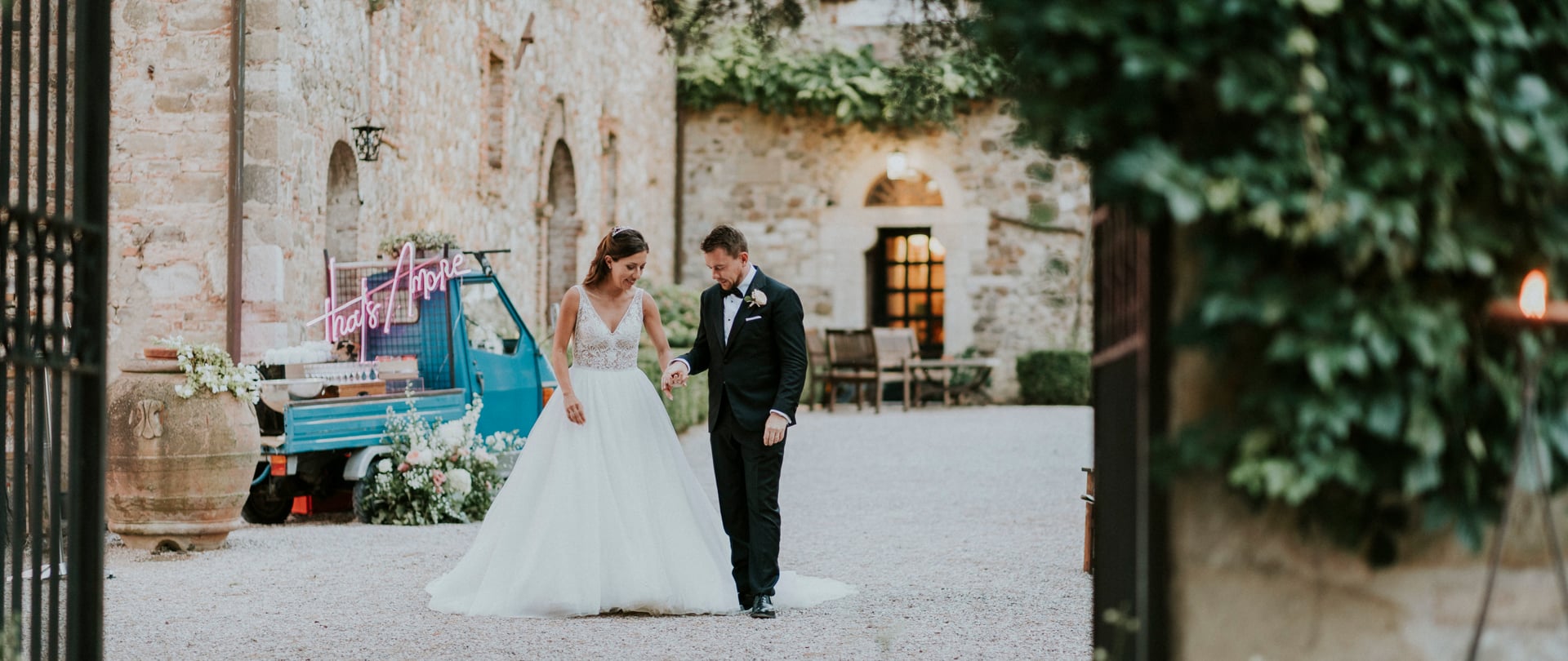Alessia & James Wedding Video Filmed at Tuscany, Italy