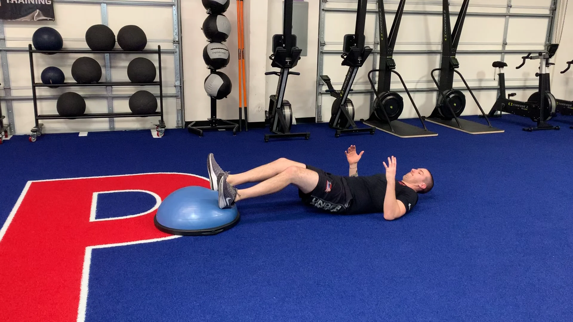 Bosu ball online hamstring