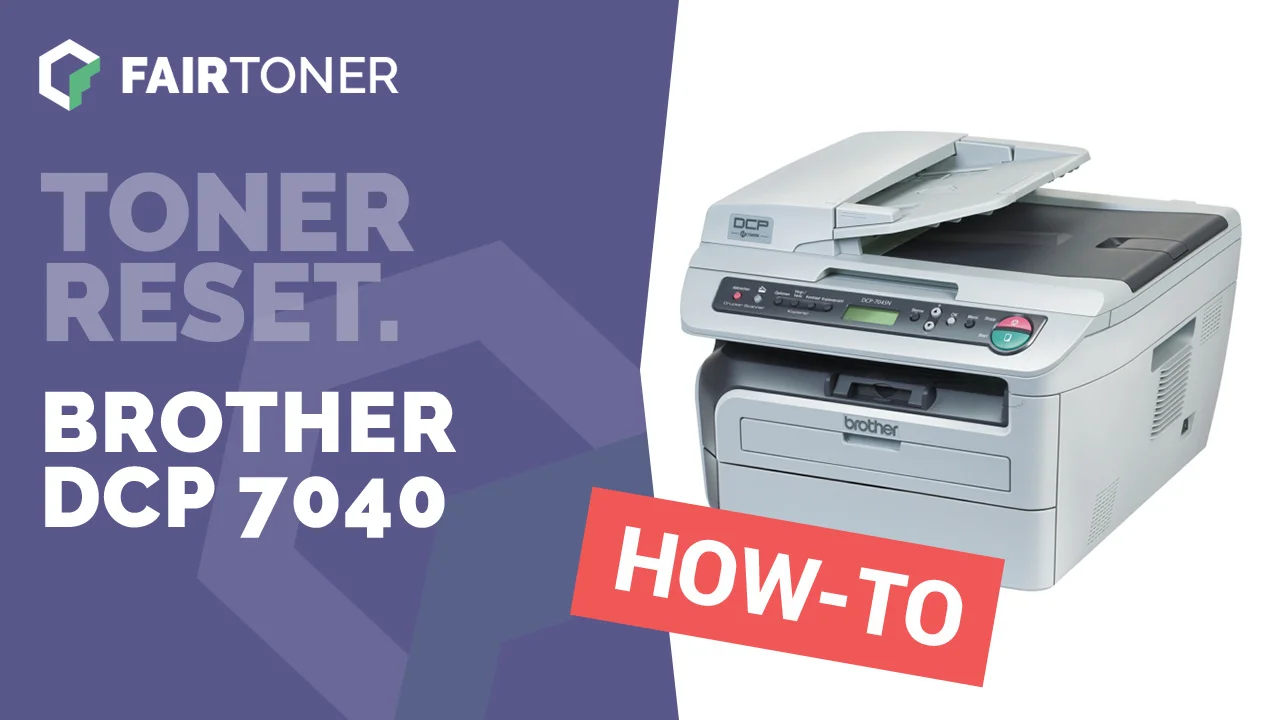 Brother DCP-7040 Toner Reset on Vimeo