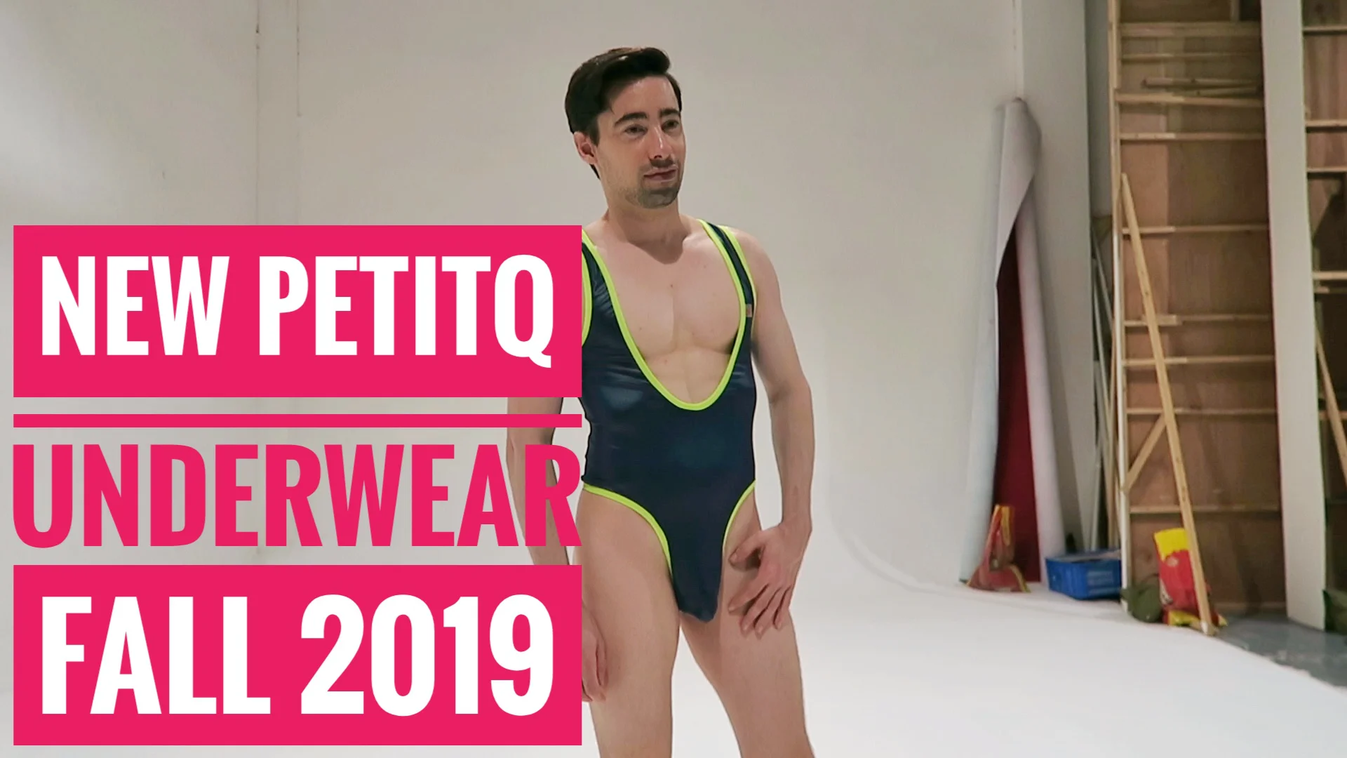 Jumping in a c-string the smallest men underwear by Petit Q underwear on  Vimeo