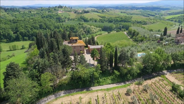 Очаровательный загородный дом на тосканских холмах