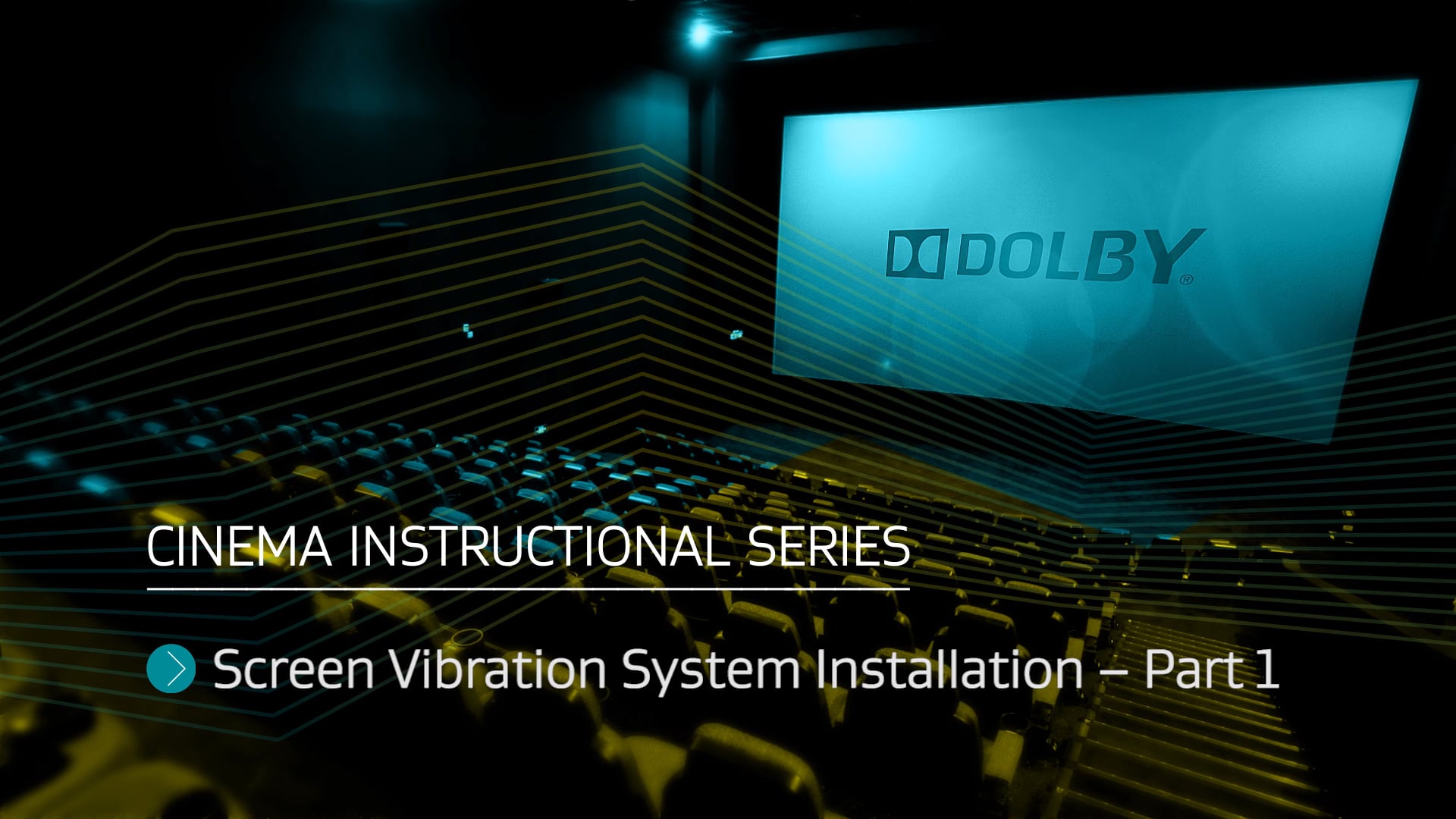 Dolby Vision Dolby Vision Screen Vibration System Installation Part