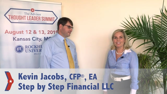 Kevin Jacobs Speaks with Pam Krueger at the Advisor Thought Leader Summit