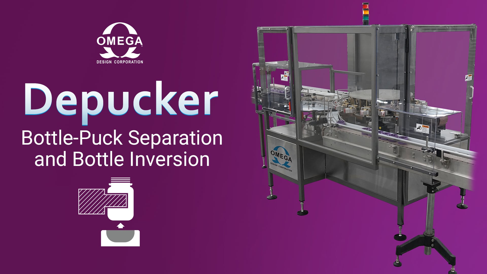 Depucker - Bottle-Separation and Bottle Inversion - Omega Design