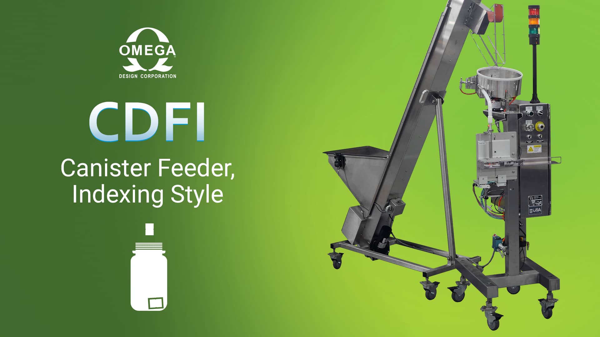 CDFI Canister Desiccant Feeder, Indexing Style Omega Design on Vimeo