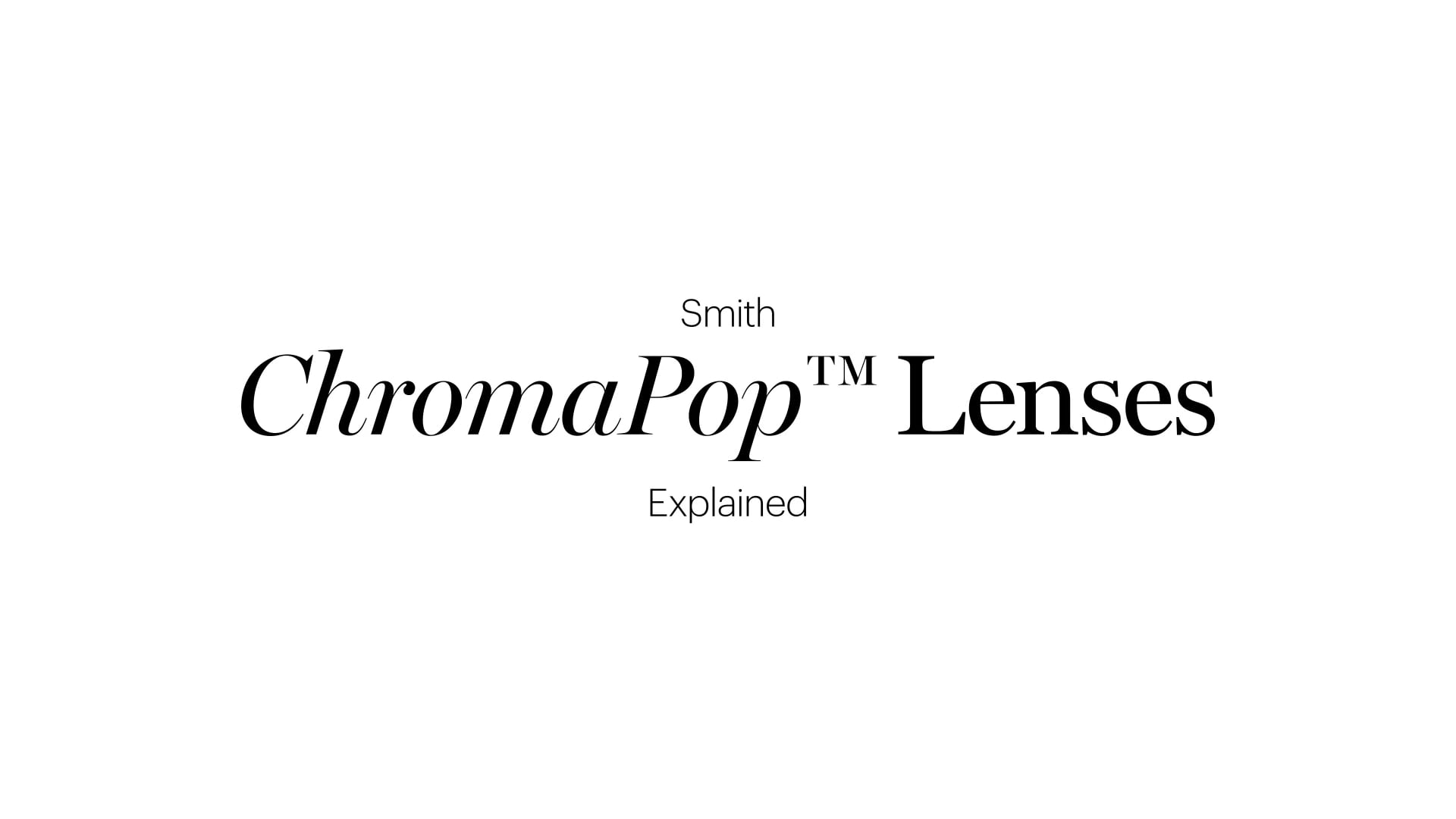 Smith ChromaPOP Lenses EN on Vimeo