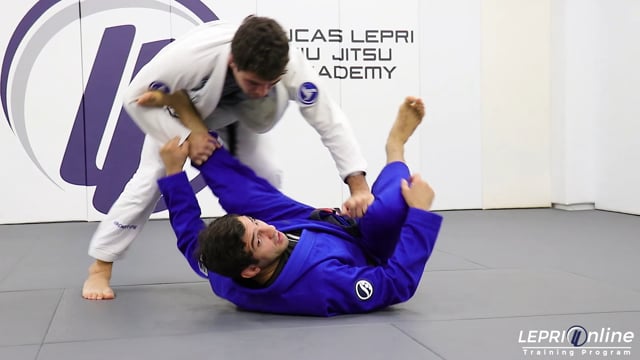 Spider Guard Pass Attempt to Armbar