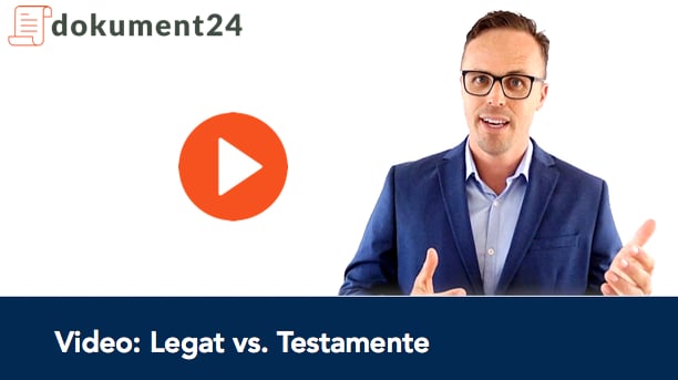 Legat vs. testamente