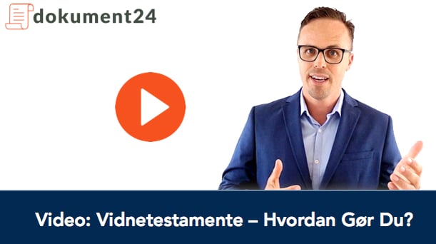 Vidnetestamente | Sådan oprettes det