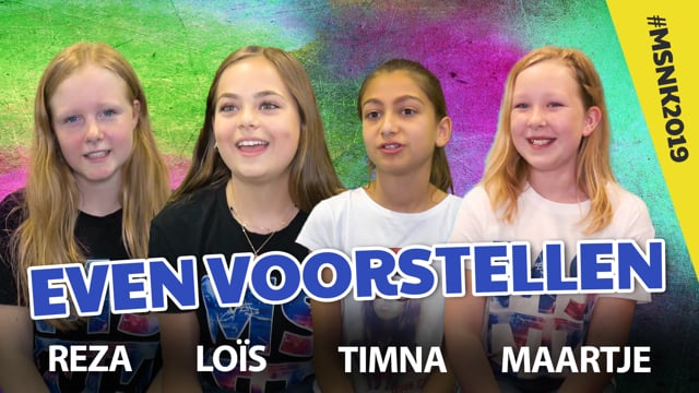 Even voorstellen... Reza, Loïs, Timna, Maartje!