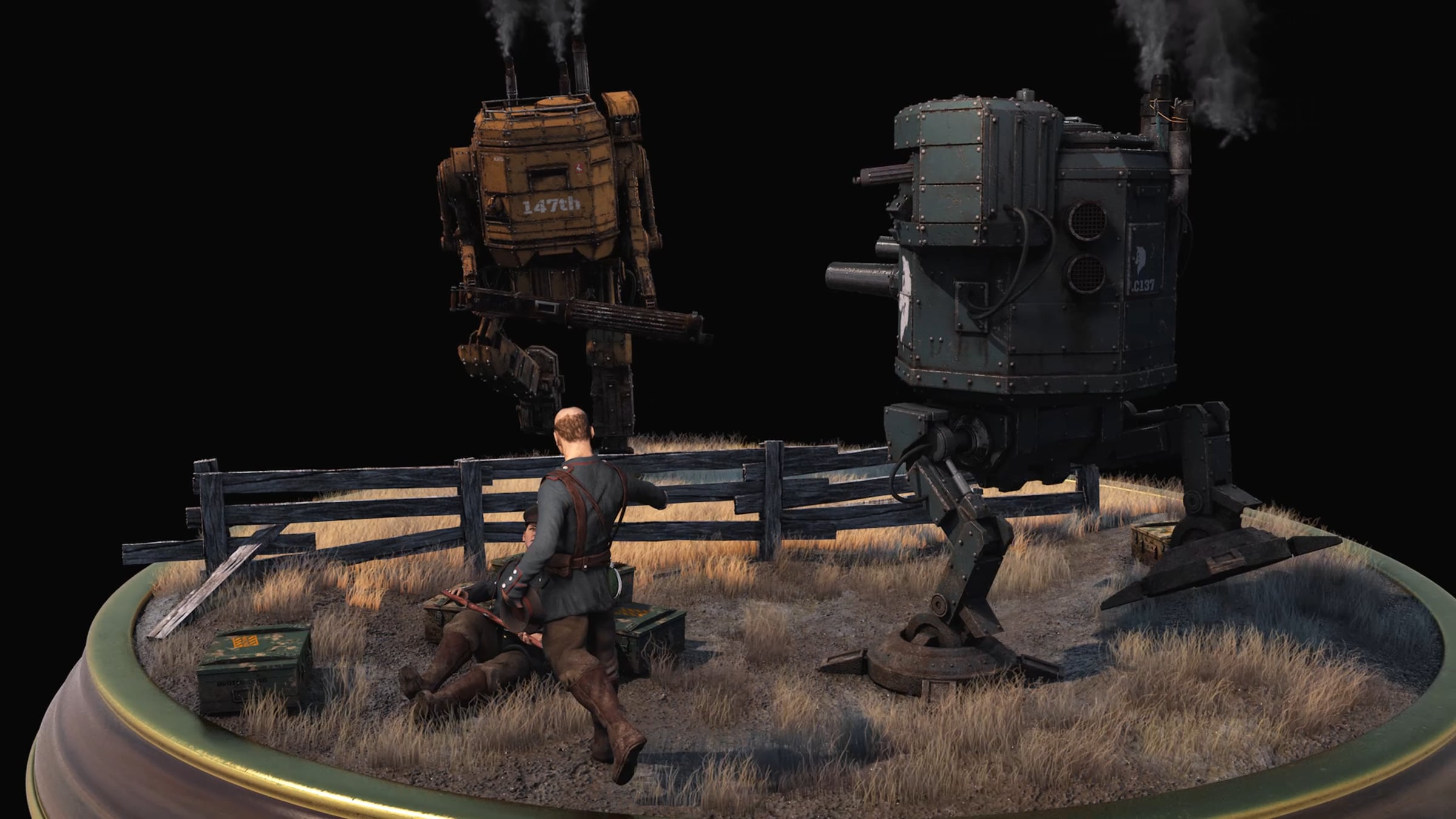 Is iron heavy than gold. Iron Harvest роботы. Iron Harvest пушки. Steam Iron Harvest. Iron Harvest игра по локальной сети