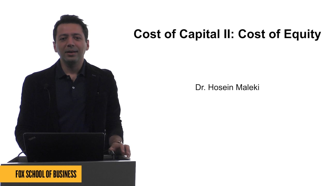 61617Cost of Capital II: Cost of Equity