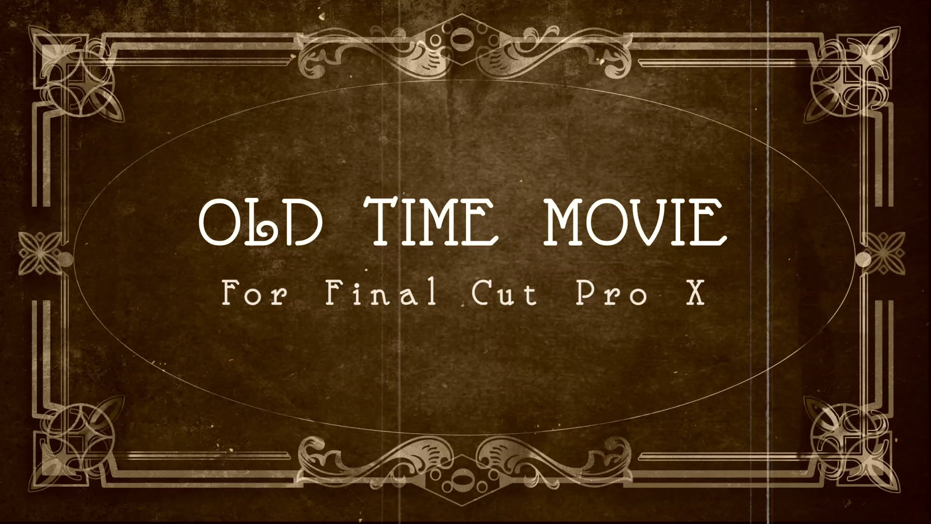 Old Time Movie for FCPX - 3 Text Cards