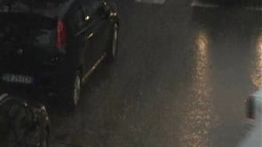 El temporal de pluja dura uns 10 minuts a l'Escala