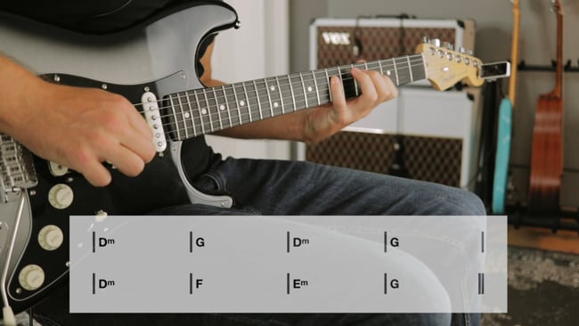 3b) Dorische Akkordfolge 1