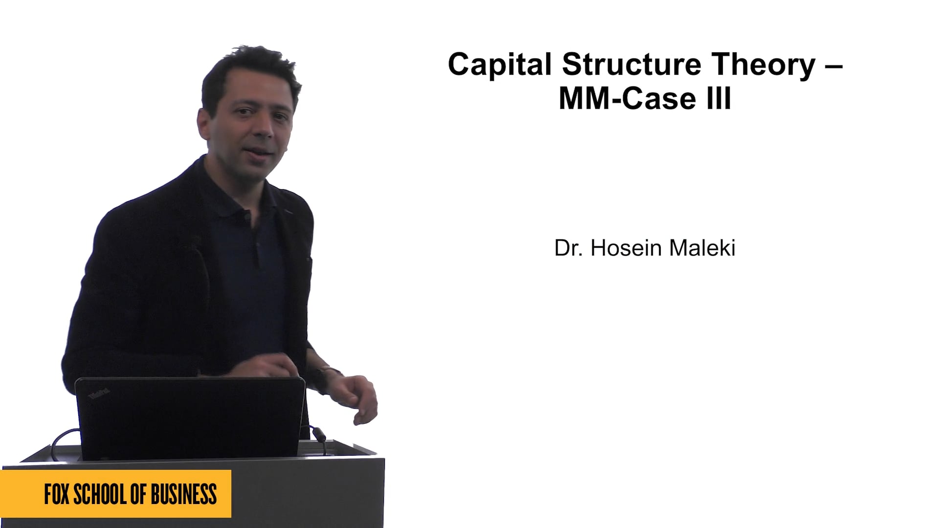 Capital Structure Theory – MM-Case III