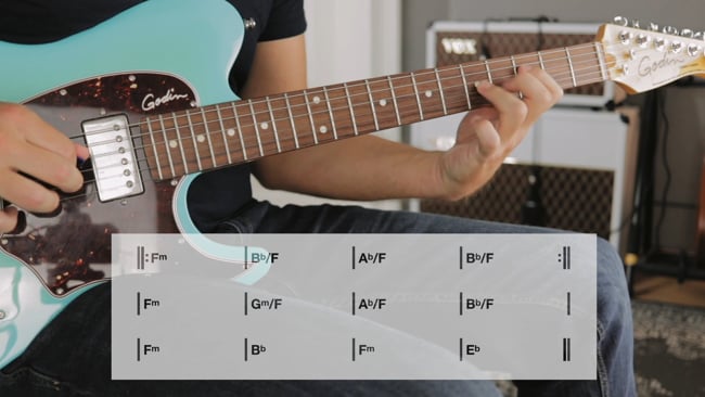 3c) Dorische Akkordfolge 2