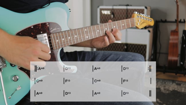 3d) Dorische Akkordfolge 3