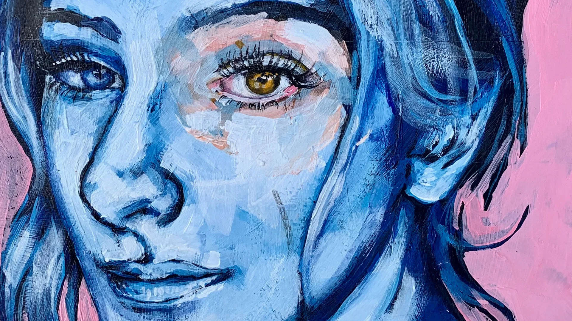Portrait in Acrylic with Karl Staub – Sktchy