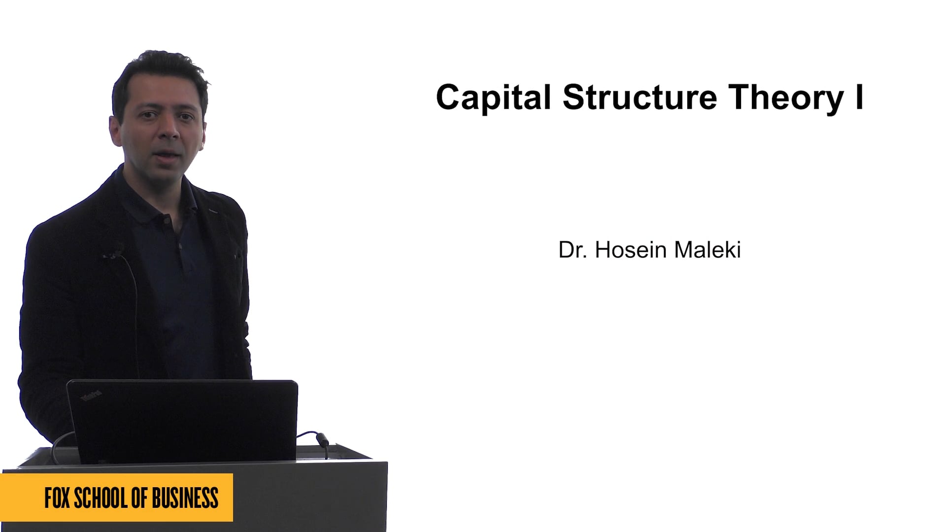 Capital Structure Theory I