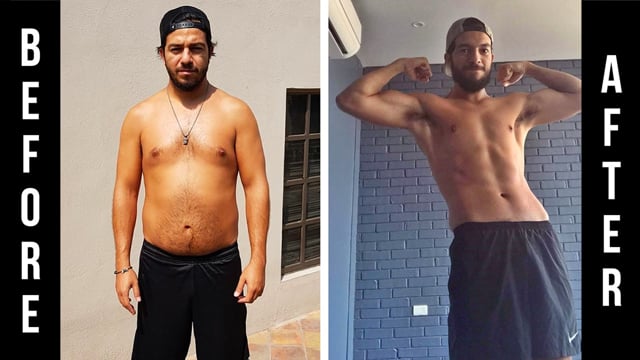 David, before and after