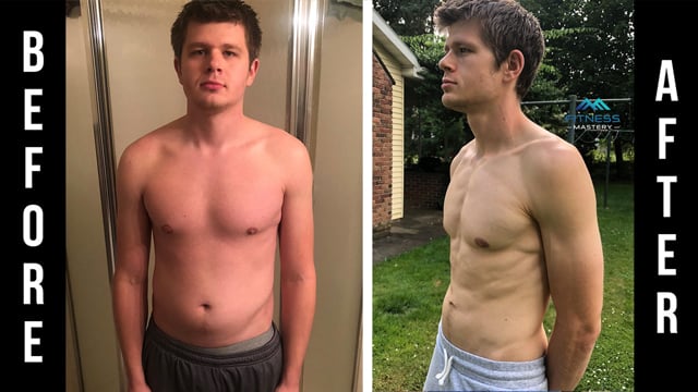 George, 30, before and after