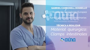Material quirúrgico: Clamps intestinales