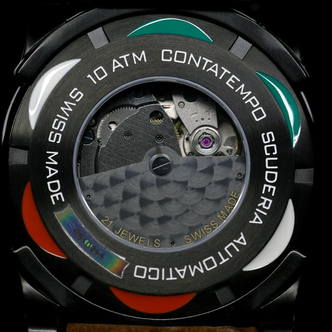 CT Scuderia Mens Black 44 mm Dashboard Watch CWEK00319 CT Scud Shop The World