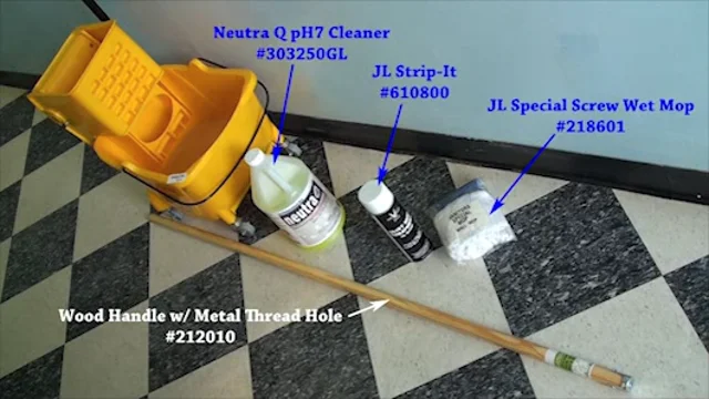 Janilink Power Scrub Mop-Baseboard & Multi-Use Cleaning Mop