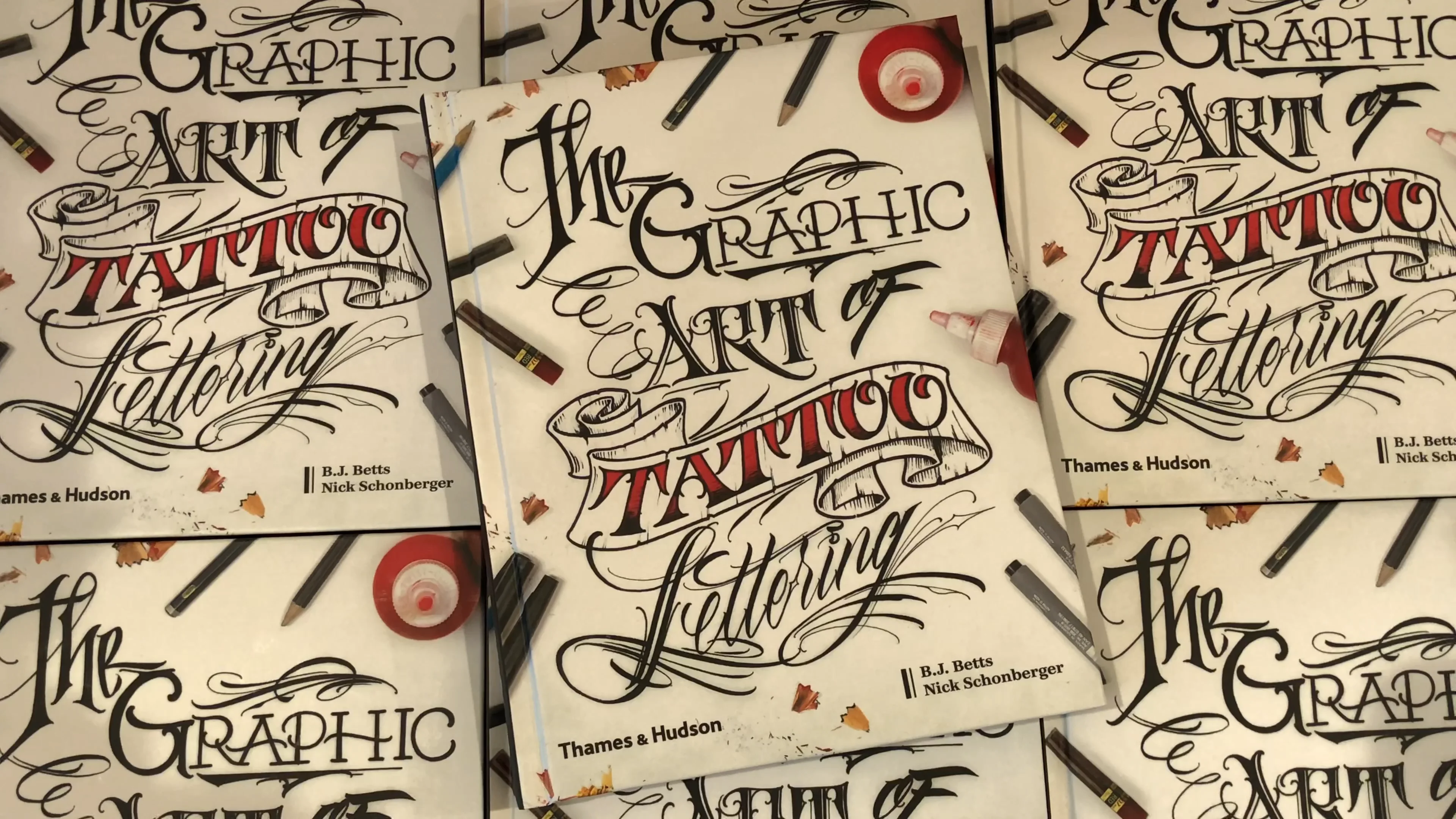 BJ Betts - The Graphic Art of Tattoo Lettering – BELZEL BOOKS