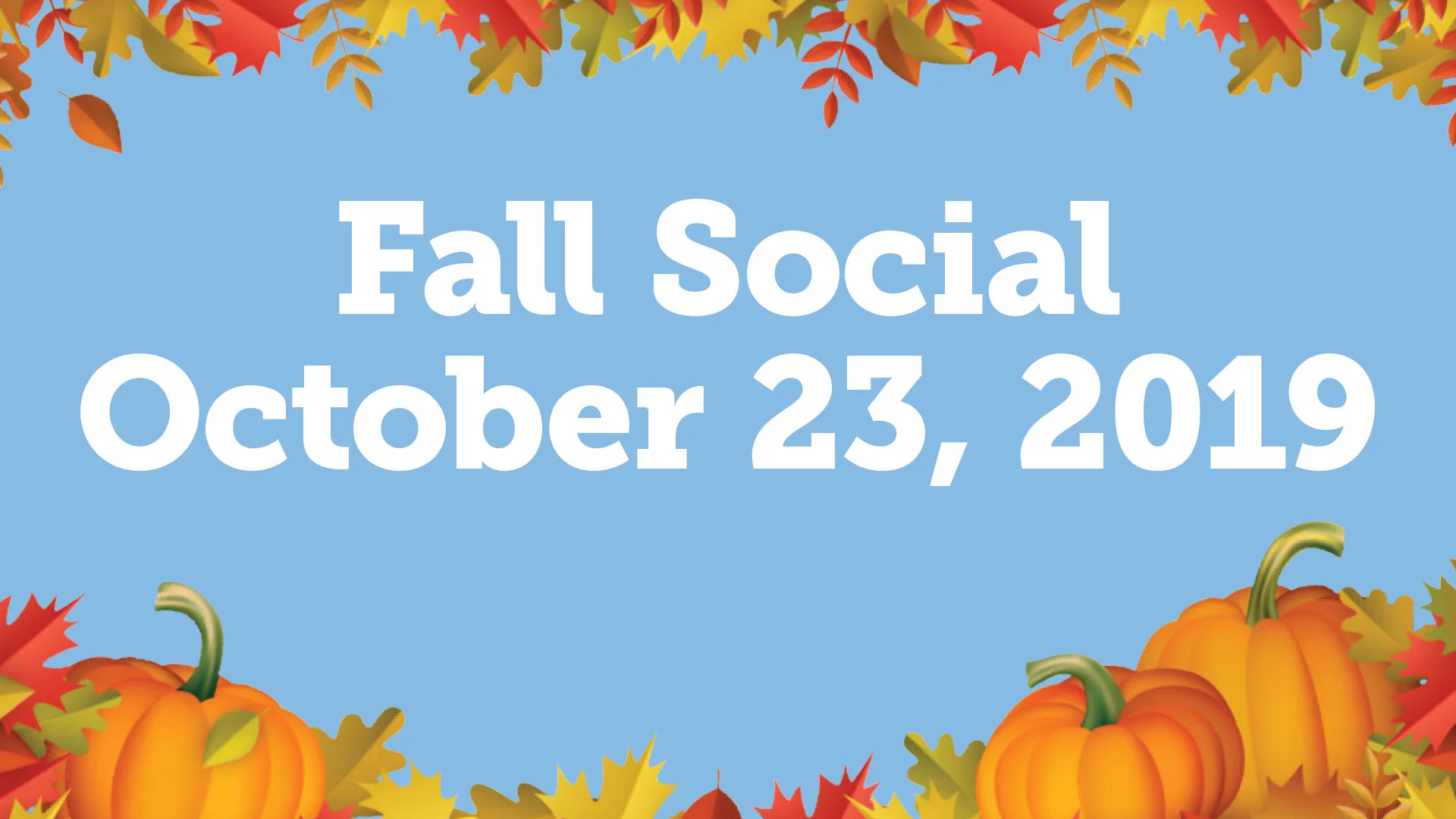 Fall Social October 23, 2019 on Vimeo