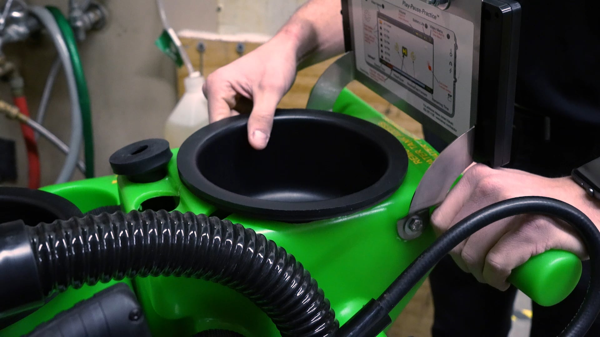 Setting up the Cooler Cleaner - video thumbnail