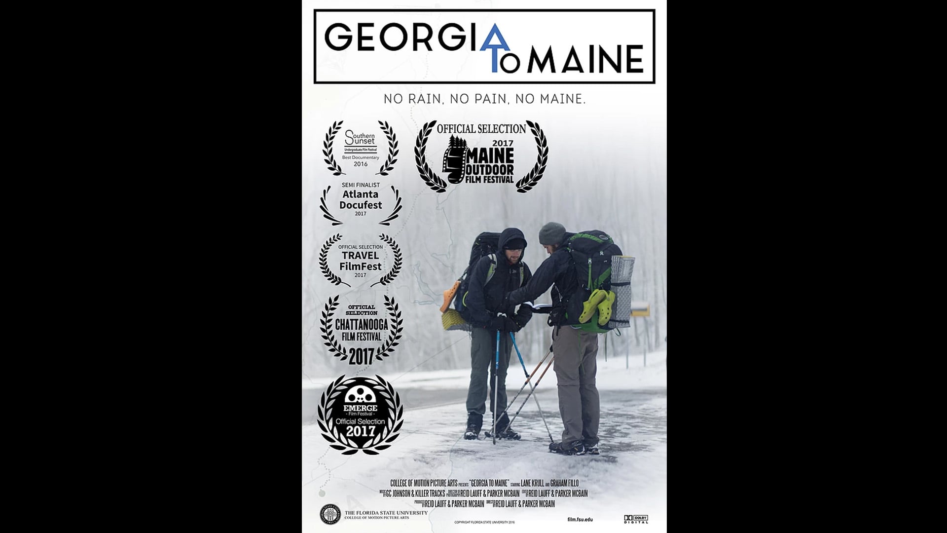 Georgia to Maine