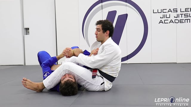 De La Riva Defense to Double Under Pass Attempt to Armbar or Triangle