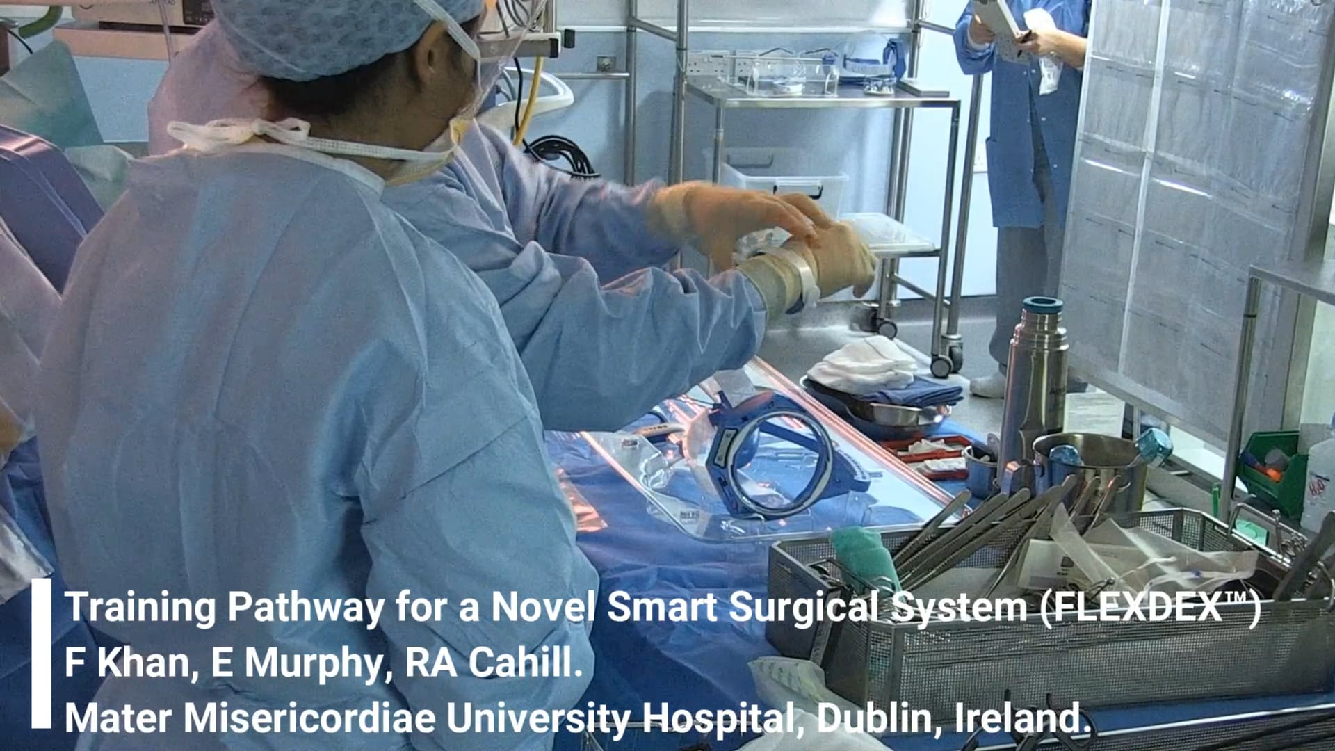 Training Pathway for a Novel Smart Surgical System (FLEXDEX)