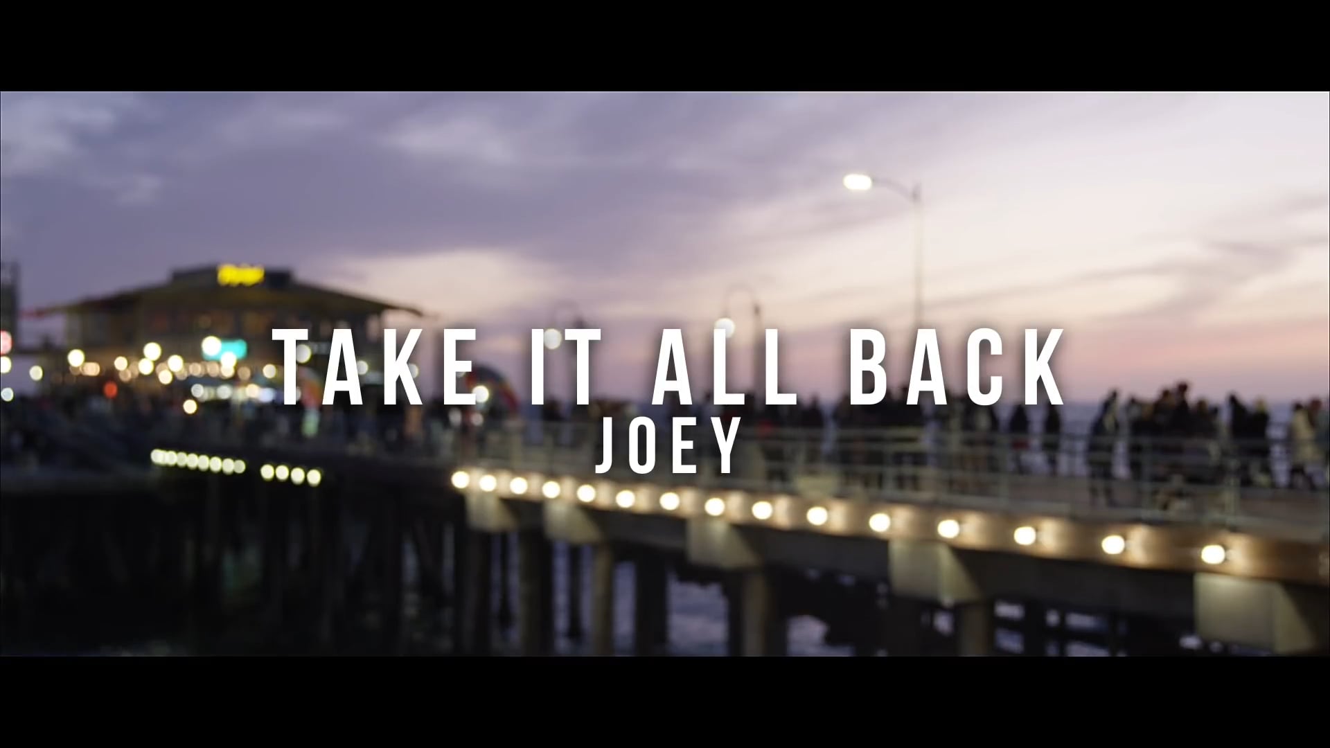 JOEY - Take It All Back (Official Music Video)