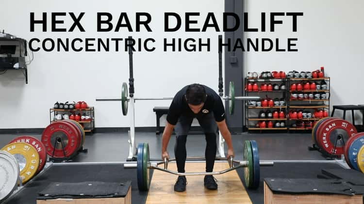 High handle best sale trap bar deadlift