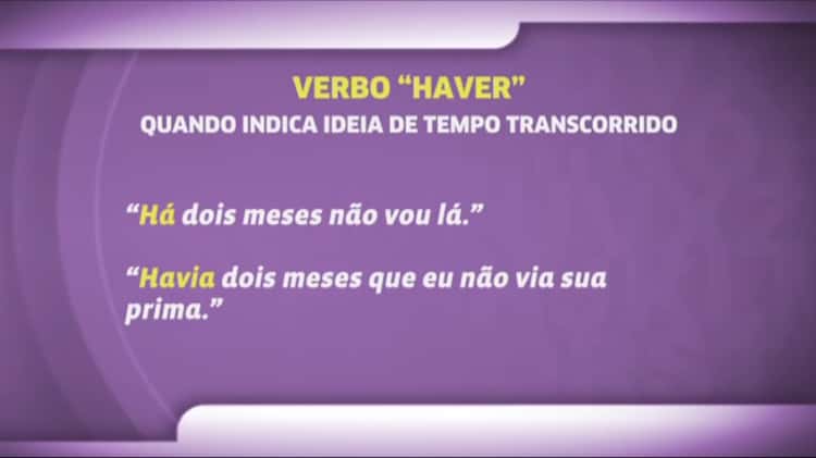 Concordância do verbo fazer quando indica tempo transcorrido