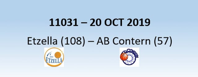 N1H 11031 Etzella Ettelbruck (108) - AB Contern (57) 20/10/2019