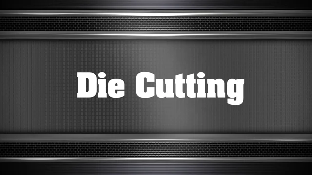 Precision Die-Cutting