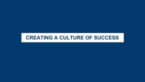 Creating a culture of success