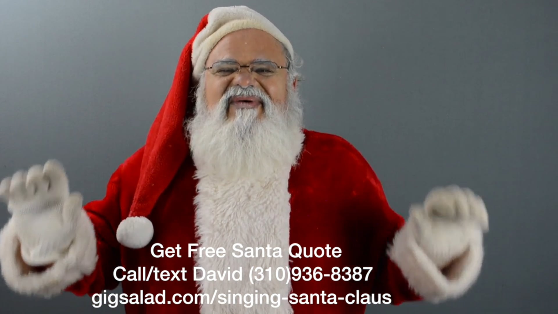 Promotional video thumbnail 5 for The Singing Santa Claus of Los Angeles