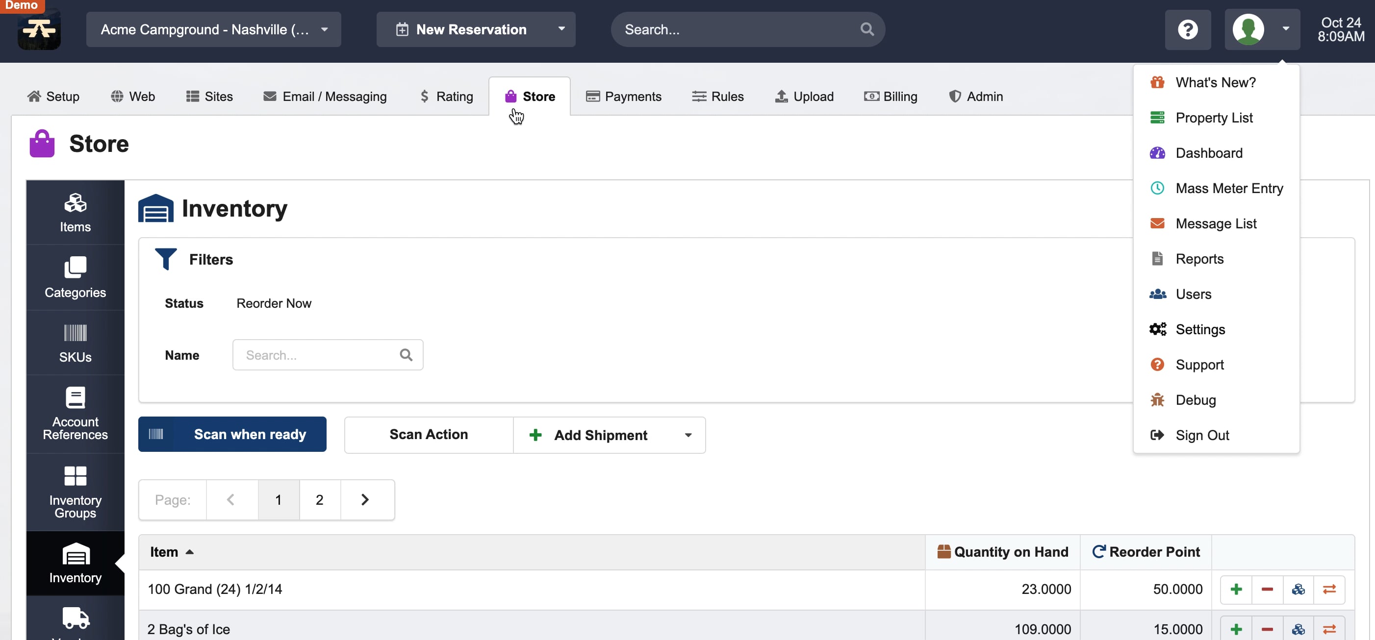 Training Videos - Creating negative inventory on hand on Vimeo